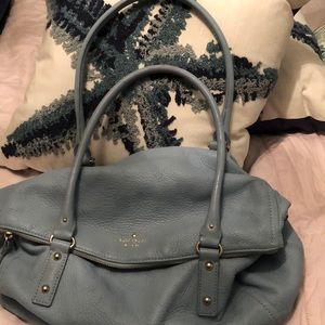 Beautiful blue large Kate spade bag